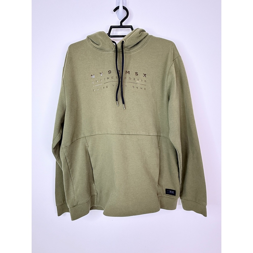 MSX by Michael Strahan Hoodie Mens Medium Pullover‎ NY92MSX Green